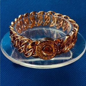 Marc by Marc Jacobs -Rose Gold Tone Link Bracelet with Lock Closure.